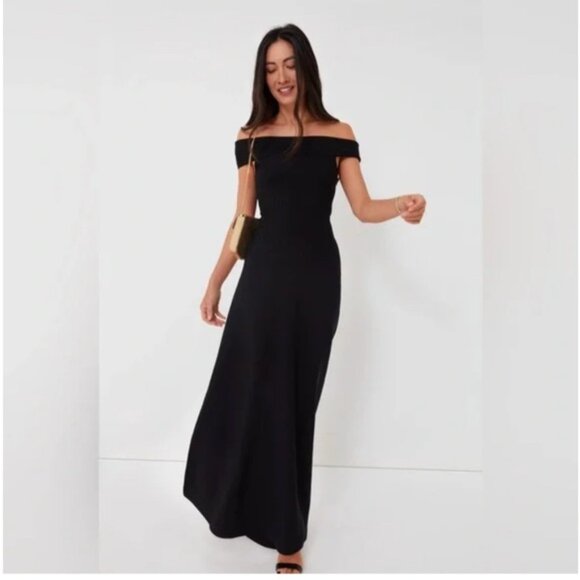 Staud x Tuckernuck Artistry off shoulder dress in black • Medium - Picture 1 of 8